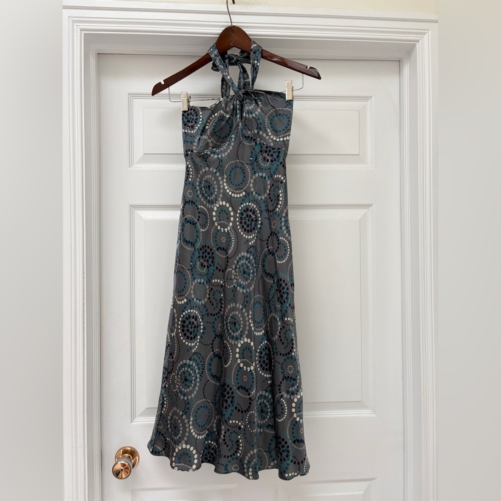 LAUNDRY BY SHELLI SEGAL Silky Halter Dress - Sz 4P